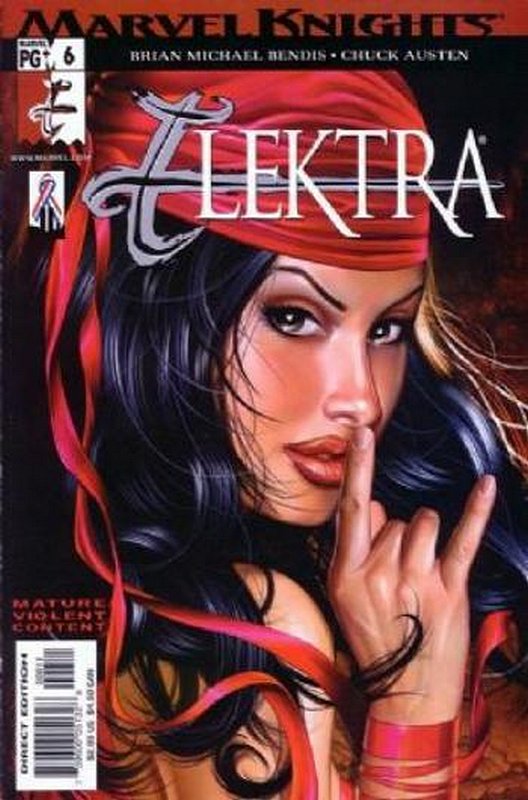 Cover of Elektra (Vol 2) #6. One of 250,000 Vintage American Comics on sale from Krypton!