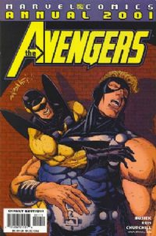 Cover of Avengers 2001 #2001. One of 250,000 Vintage American Comics on sale from Krypton!