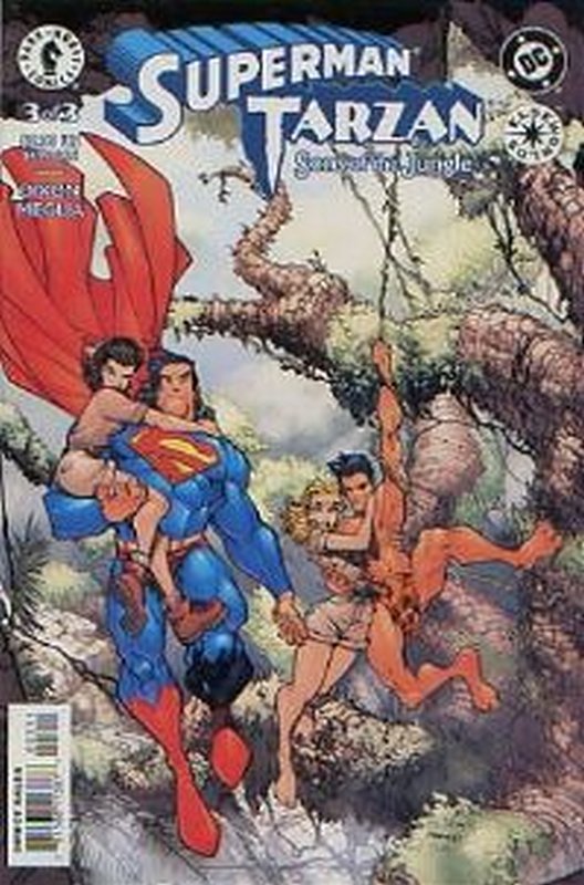 Cover of Superman/Tarzan: Sons of the Jungle (2001 Ltd) #3. One of 250,000 Vintage American Comics on sale from Krypton!