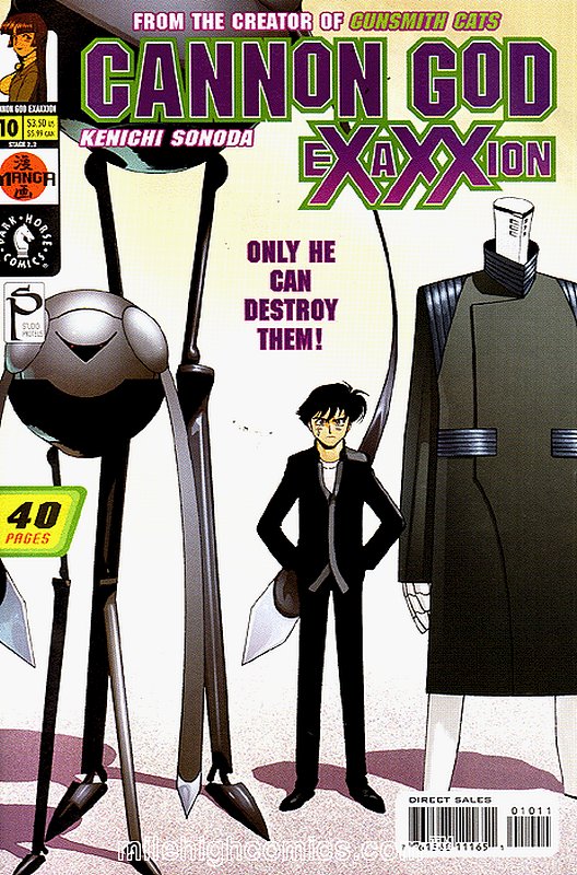 Cover of Cannon God Exaxxion (Vol 1) #10. One of 250,000 Vintage American Comics on sale from Krypton!