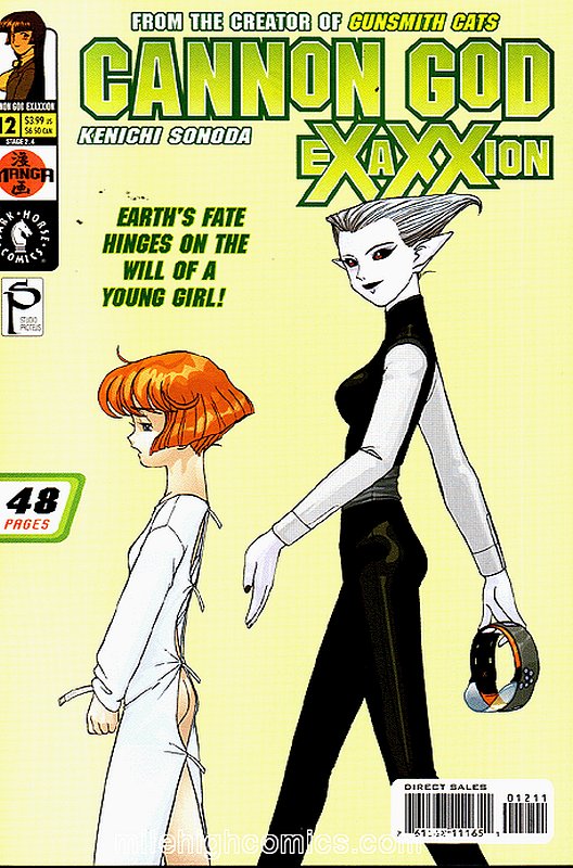 Cover of Cannon God Exaxxion (Vol 1) #12. One of 250,000 Vintage American Comics on sale from Krypton!