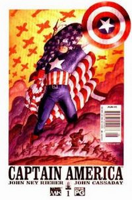 Cover of Captain America (Vol 4) #1. One of 250,000 Vintage American Comics on sale from Krypton!