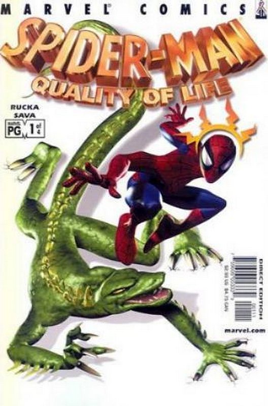 Cover of Spider-Man: Quality of Life (2002 Ltd) #1. One of 250,000 Vintage American Comics on sale from Krypton!