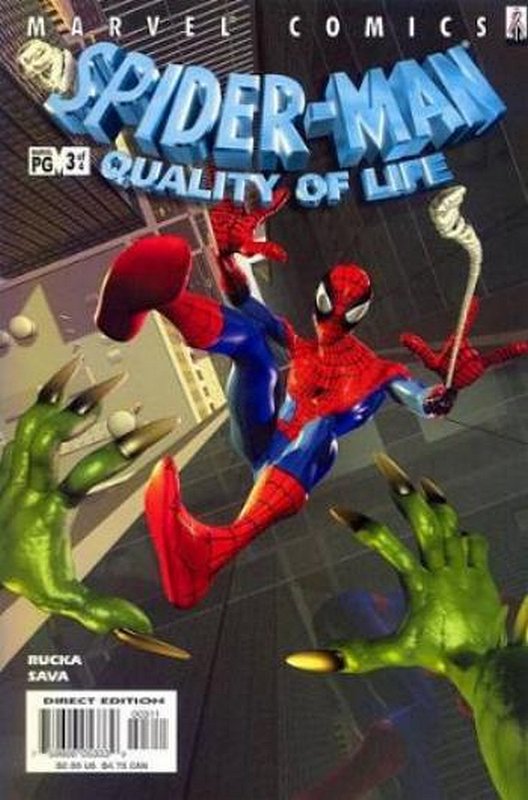 Cover of Spider-Man: Quality of Life (2002 Ltd) #3. One of 250,000 Vintage American Comics on sale from Krypton!