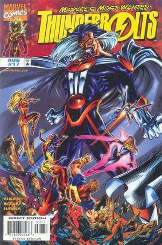 Cover of Thunderbolts (Vol 1) #17. One of 250,000 Vintage American Comics on sale from Krypton!