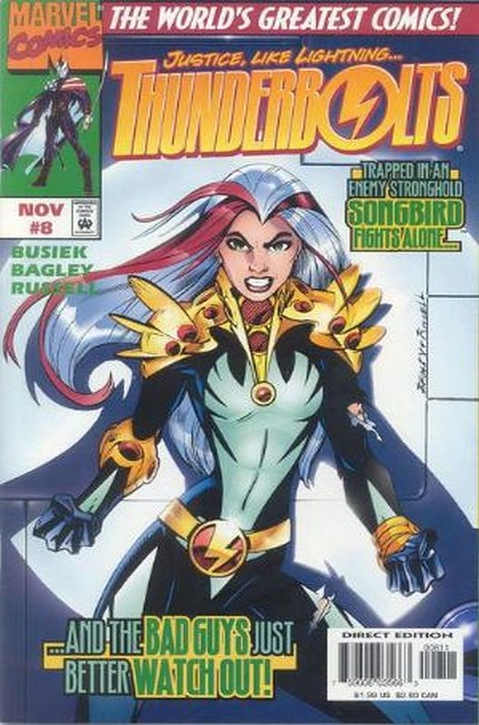 Cover of Thunderbolts (Vol 1) #8. One of 250,000 Vintage American Comics on sale from Krypton!