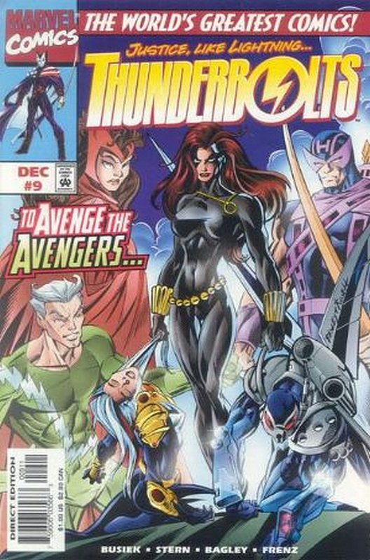 Cover of Thunderbolts (Vol 1) #9. One of 250,000 Vintage American Comics on sale from Krypton!