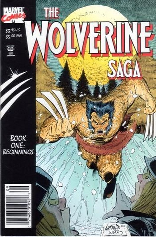 Cover of Wolverine: Saga (1989 Ltd) #1. One of 250,000 Vintage American Comics on sale from Krypton!