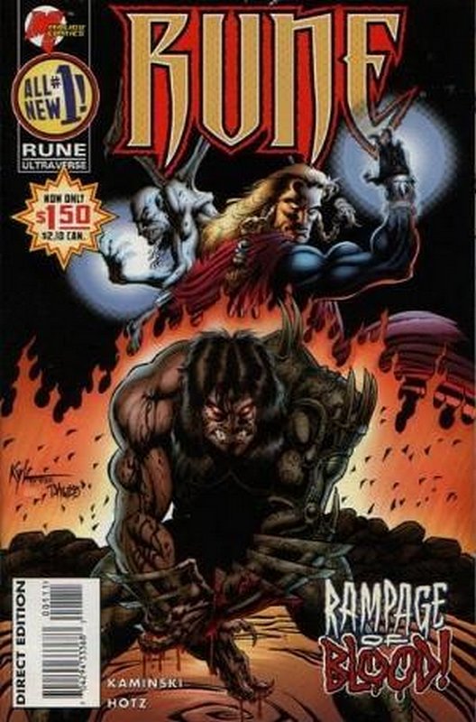 Cover of Rune (Vol 2) #1. One of 250,000 Vintage American Comics on sale from Krypton!