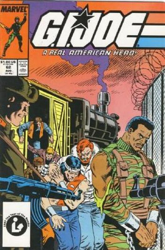 Cover of GI Joe: A Real American Hero #62. One of 250,000 Vintage American Comics on sale from Krypton!