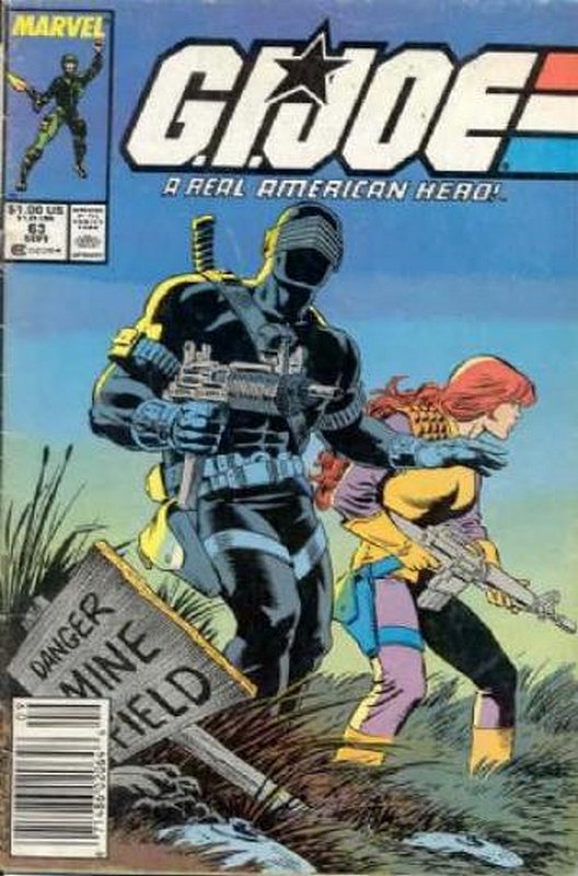 Cover of GI Joe: A Real American Hero #63. One of 250,000 Vintage American Comics on sale from Krypton!