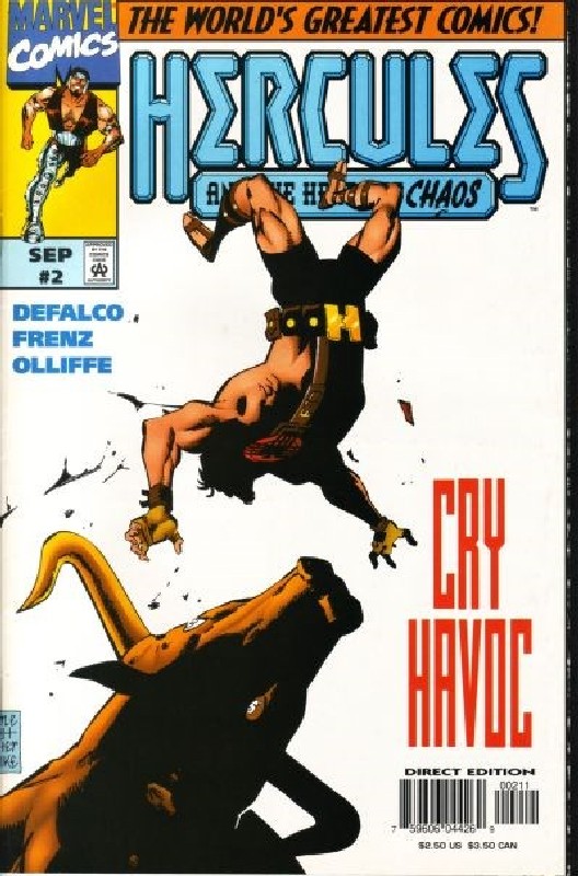 Cover of Hercules: Heart of Chaos (1997 Ltd) #2. One of 250,000 Vintage American Comics on sale from Krypton!