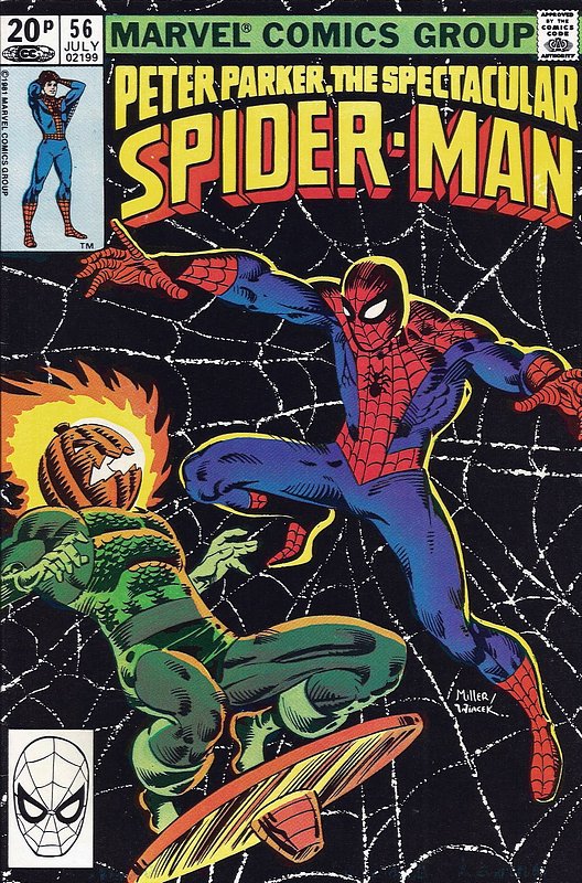 Cover of Spectacular Spider-Man (Vol 1) #56. One of 250,000 Vintage American Comics on sale from Krypton!