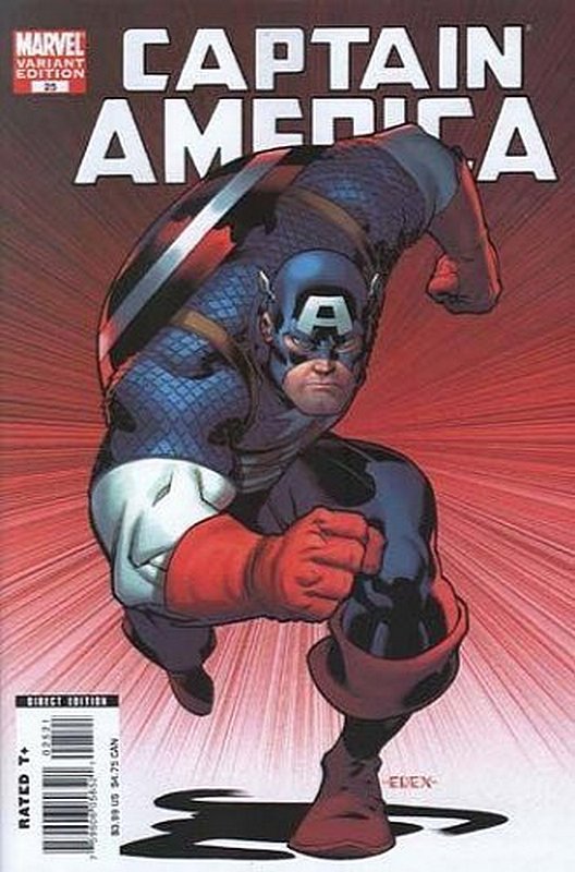 Cover of Captain America (Vol 5) #25. One of 250,000 Vintage American Comics on sale from Krypton!