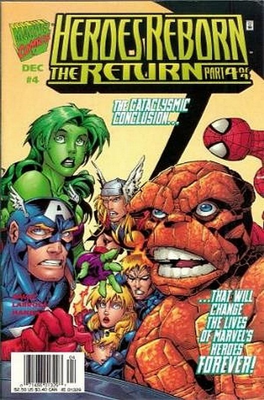 Cover of Heroes Reborn the return (1997 Ltd) #4. One of 250,000 Vintage American Comics on sale from Krypton!