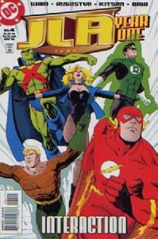 Cover of JLA Year One #4. One of 250,000 Vintage American Comics on sale from Krypton!
