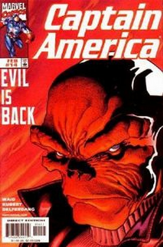Cover of Captain America (Vol 3) #14. One of 250,000 Vintage American Comics on sale from Krypton!