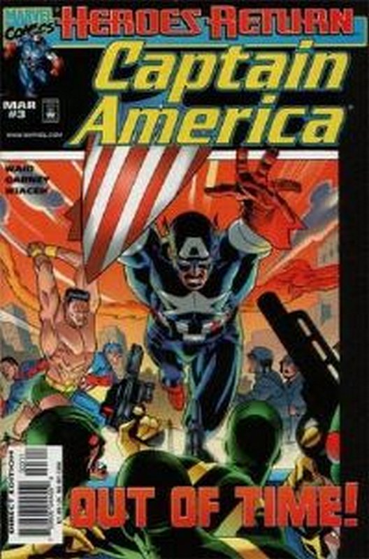 Cover of Captain America (Vol 3) #3. One of 250,000 Vintage American Comics on sale from Krypton!
