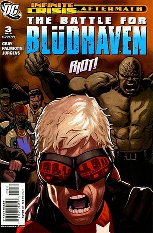 Cover of Infinite Crisis Aftermath: Battle for Bludhaven #3. One of 250,000 Vintage American Comics on sale from Krypton!