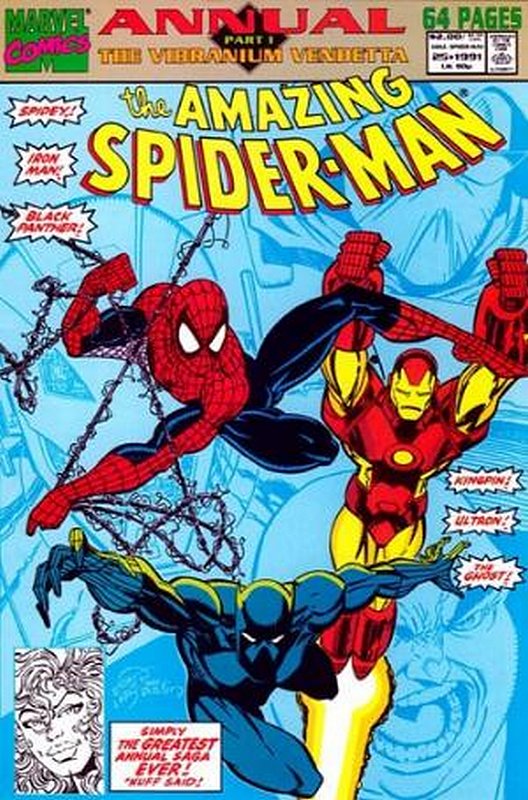 Cover of Amazing Spider-Man Annual (Vol 1) #25. One of 250,000 Vintage American Comics on sale from Krypton!