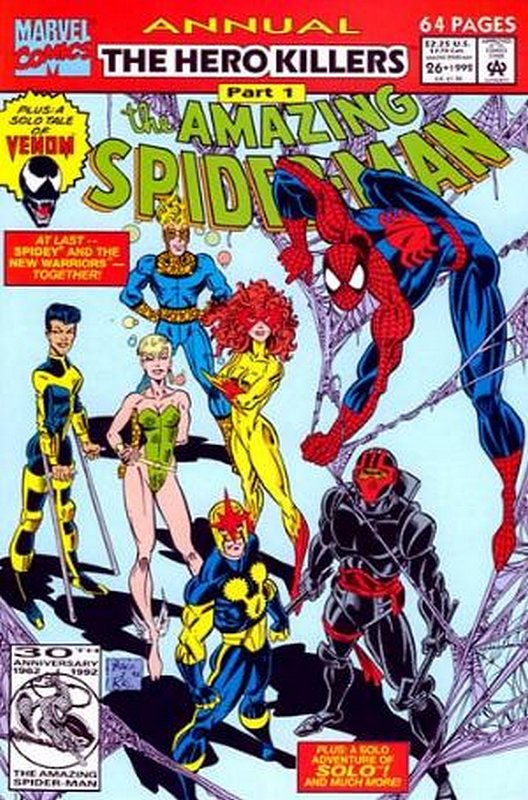 Cover of Amazing Spider-Man Annual (Vol 1) #26. One of 250,000 Vintage American Comics on sale from Krypton!