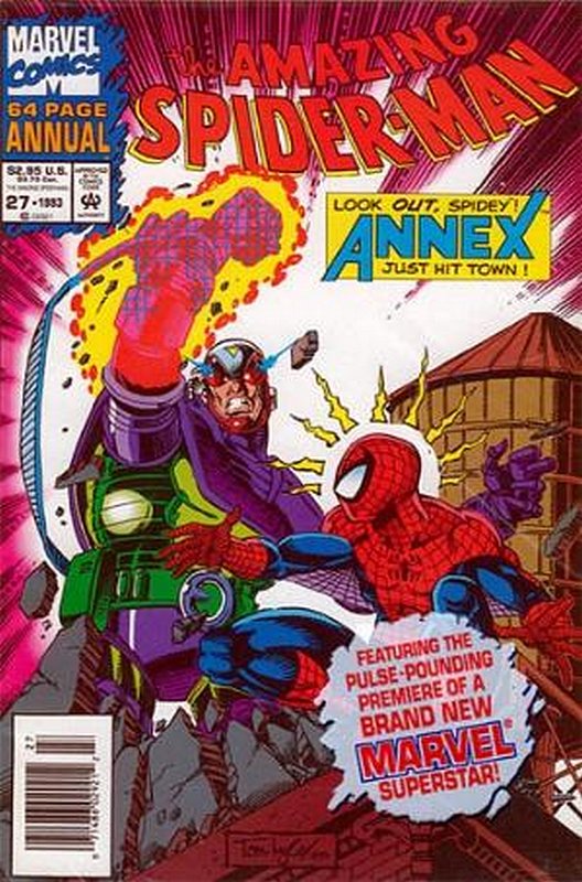 Cover of Amazing Spider-Man Annual (Vol 1) #27. One of 250,000 Vintage American Comics on sale from Krypton!