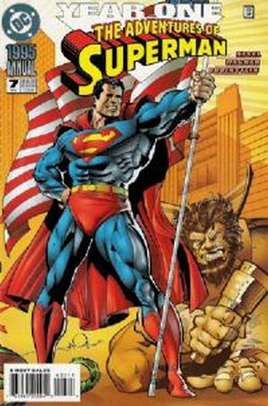 Cover of Adventures of Superman Annual #7. One of 250,000 Vintage American Comics on sale from Krypton!