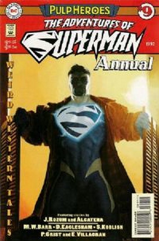 Cover of Adventures of Superman Annual #9. One of 250,000 Vintage American Comics on sale from Krypton!