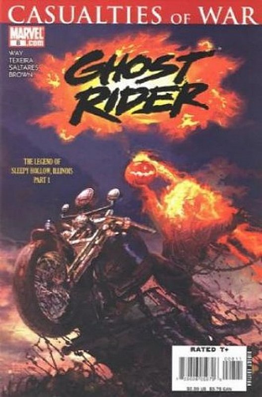 Cover of Ghost Rider (Vol 3) #8. One of 250,000 Vintage American Comics on sale from Krypton!