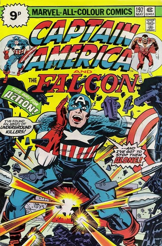 Cover of Captain America (Vol 1) #197. One of 250,000 Vintage American Comics on sale from Krypton!