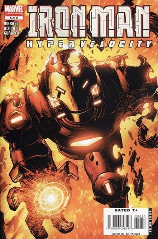 Cover of Iron Man: Hypervelocity #6. One of 250,000 Vintage American Comics on sale from Krypton!