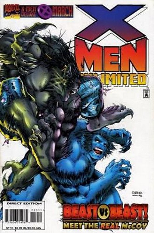 Cover of X-Men Unlimited (Vol 1) #10. One of 250,000 Vintage American Comics on sale from Krypton!