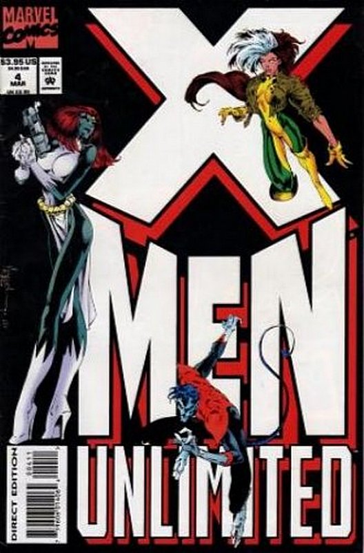 Cover of X-Men Unlimited (Vol 1) #4. One of 250,000 Vintage American Comics on sale from Krypton!