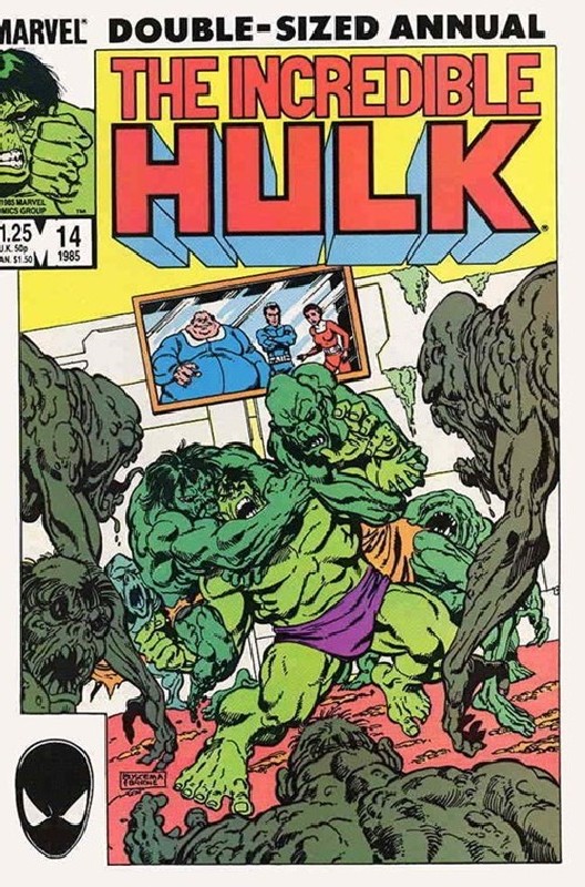 Cover of Incredible Hulk Annual #14. One of 250,000 Vintage American Comics on sale from Krypton!