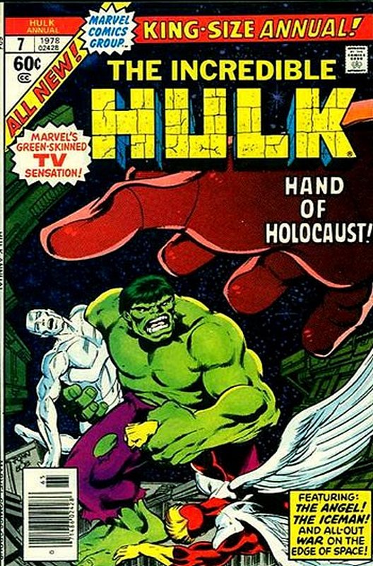 Cover of Incredible Hulk Annual #7. One of 250,000 Vintage American Comics on sale from Krypton!