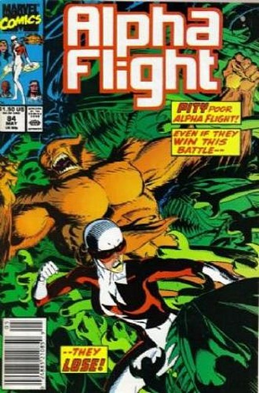Cover of Alpha Flight (Vol 1) #84. One of 250,000 Vintage American Comics on sale from Krypton!