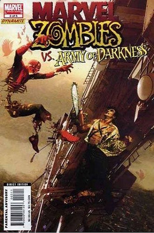 Cover of Marvel Zombies vs Army of Darkness (2007 Ltd) #3. One of 250,000 Vintage American Comics on sale from Krypton!