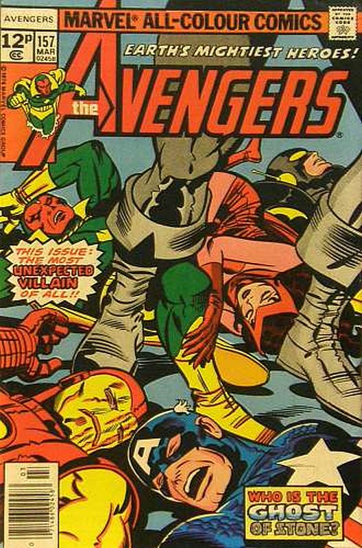 Cover of Avengers (Vol 1) #157. One of 250,000 Vintage American Comics on sale from Krypton!