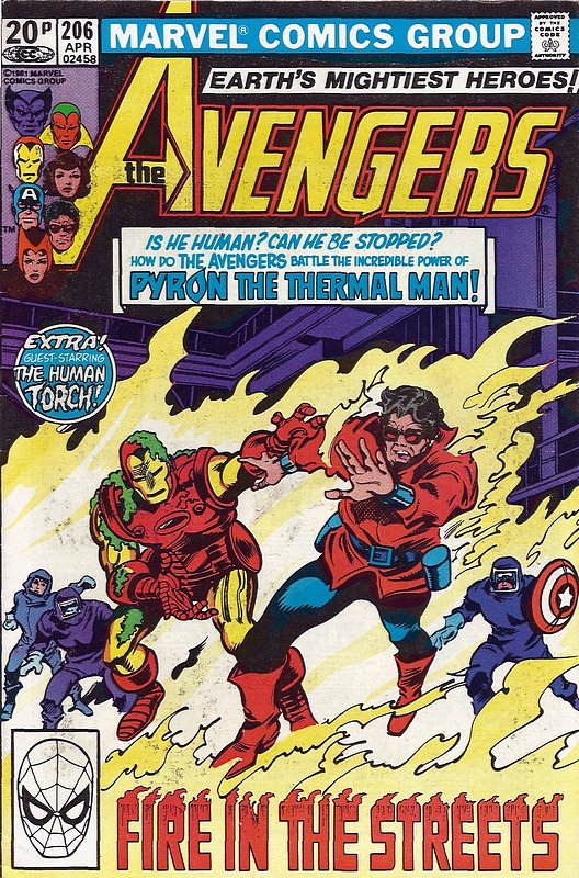 Cover of Avengers (Vol 1) #206. One of 250,000 Vintage American Comics on sale from Krypton!