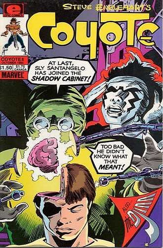 Cover of Coyote (Vol 1) #8. One of 250,000 Vintage American Comics on sale from Krypton!