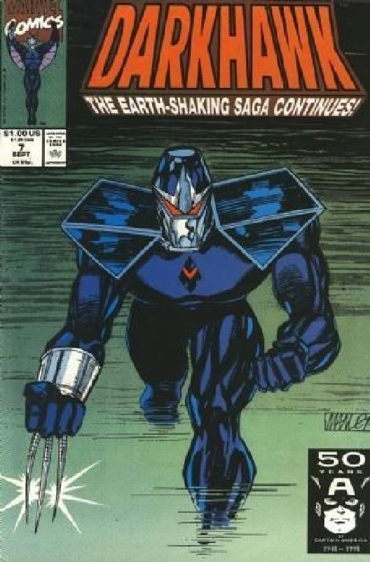 Cover of Darkhawk (Vol 1) #7. One of 250,000 Vintage American Comics on sale from Krypton!