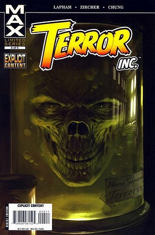 Cover of Terror Inc (2007 Ltd) #4. One of 250,000 Vintage American Comics on sale from Krypton!