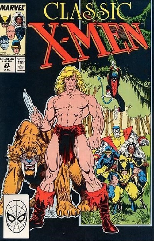 Cover of Classic X-Men #21. One of 250,000 Vintage American Comics on sale from Krypton!