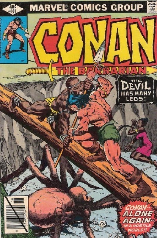 Cover of Conan the Barbarian (Vol 1) #101. One of 250,000 Vintage American Comics on sale from Krypton!