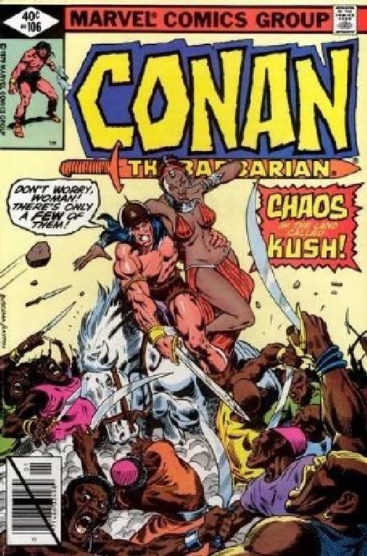 Cover of Conan the Barbarian (Vol 1) #106. One of 250,000 Vintage American Comics on sale from Krypton!