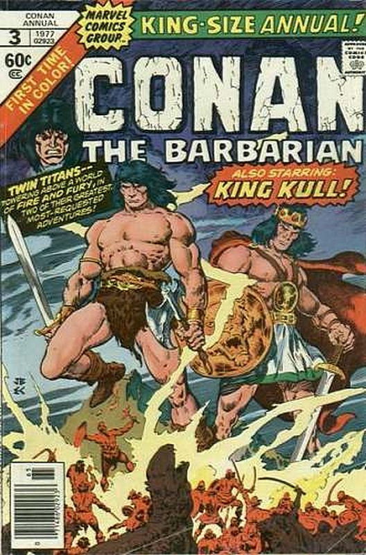 Cover of Conan the Barbarian Annual #3. One of 250,000 Vintage American Comics on sale from Krypton!