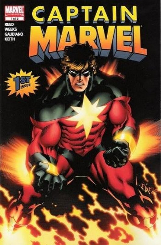 Cover of Captain Marvel (2007 Ltd) #1. One of 250,000 Vintage American Comics on sale from Krypton!