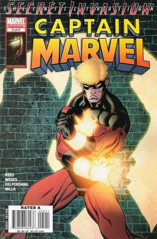 Cover of Captain Marvel (2007 Ltd) #5. One of 250,000 Vintage American Comics on sale from Krypton!