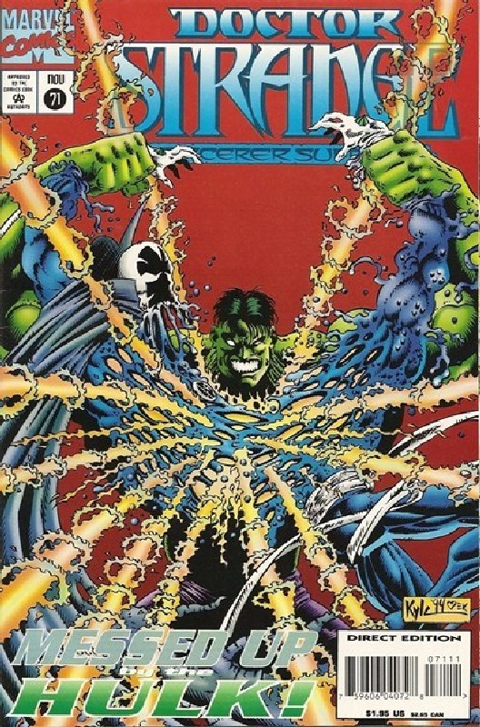 Cover of Doctor Strange (Vol 3) Sorcerer Supreme #71. One of 250,000 Vintage American Comics on sale from Krypton!