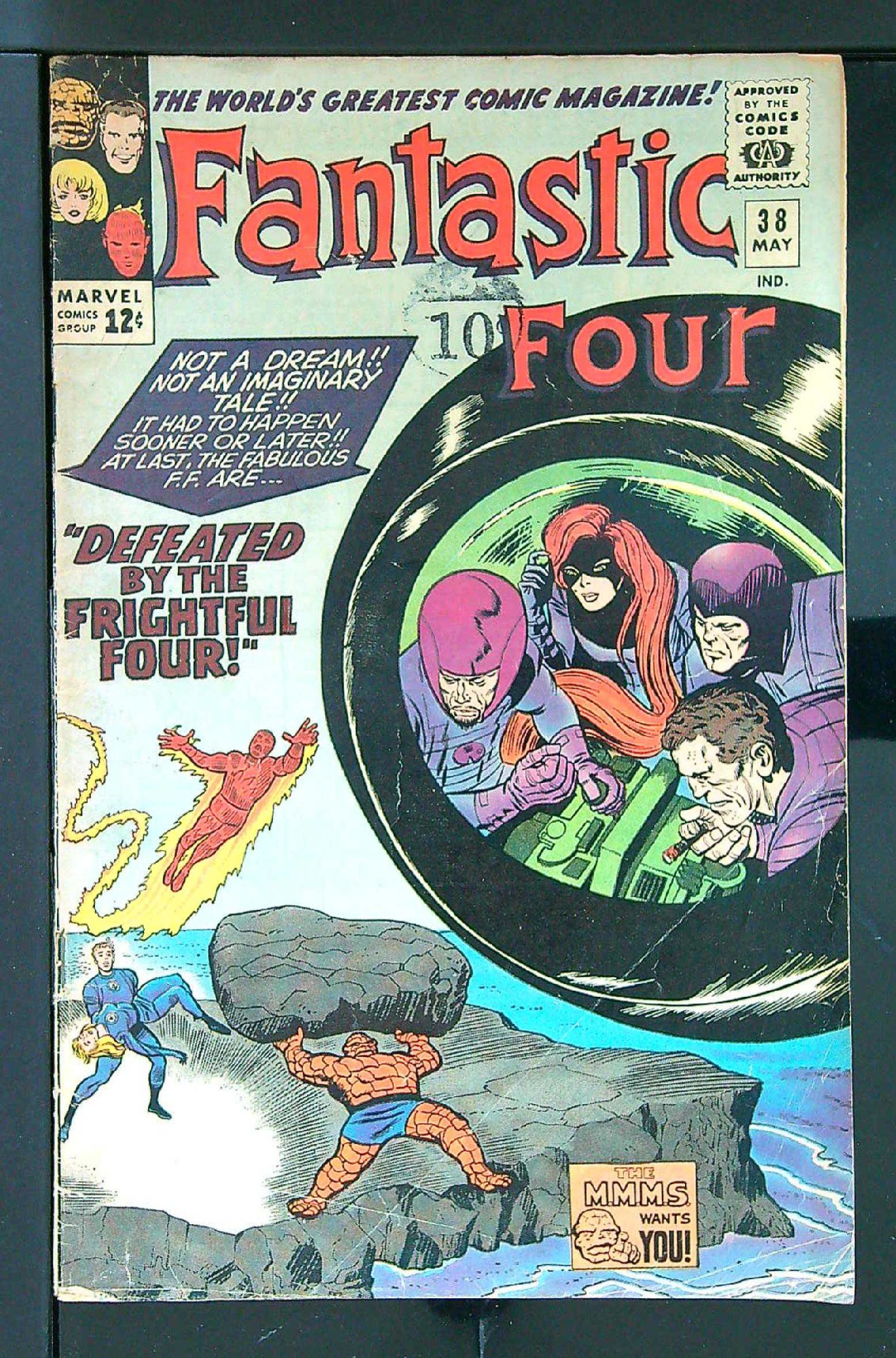 Cover of Fantastic Four (Vol 1) #38. One of 250,000 Vintage American Comics on sale from Krypton!